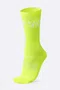 Meia HUPI Run Day Amarelo Neon