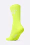 Meia HUPI Run Day Amarelo Neon