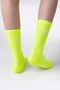 Meia HUPI Run Day Amarelo Neon