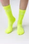 Meia HUPI Run Day Amarelo Neon