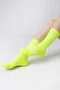 Meia HUPI Run Day Amarelo Neon