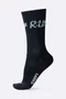 Meia HUPI Run Preto - LT para pés menores 34-38