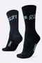 Meia HUPI Run Preto - LT para pés menores 34-38