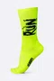 Meia HUPI Run Splash Amarelo Neon