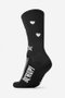 Meia HUPI Small Heart Preto LT (34-38)