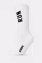 Meia HUPI Sport Run Branco e Preto