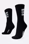 Meia HUPI Sport Run Preto e Branco