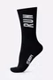 Meia HUPI Sport Run Preto e Branco