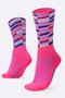 Meia HUPI Triplo Colors Rosa