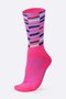 Meia HUPI Triplo Colors Rosa