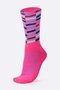 Meia HUPI Triplo Colors Rosa - LT para pés menores 34-38