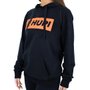 Moletom HUPI Strait Orange Preto