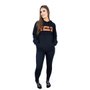 Moletom HUPI Strait Orange Preto