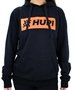 Moletom HUPI Strait Orange Preto