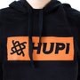 Moletom HUPI Strait Orange Preto