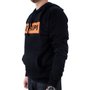 Moletom HUPI Strait Orange Preto