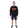Moletom HUPI Strait Orange Preto