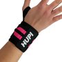 Munhequeira HUPI Elastica 75mm Preto/rosa