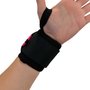 Munhequeira HUPI Elastica 75mm Preto/rosa