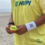 Munhequeira Wristband HUPI Pro Branco Par