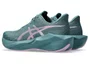 Tênis ASICS Novablast 6 Feminino Azul e Rosa