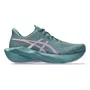 Tênis ASICS Novablast 6 Feminino Azul e Rosa
