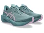 Tênis ASICS Novablast 6 Feminino Azul e Rosa