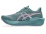 Tênis ASICS Novablast 6 Feminino Azul e Rosa