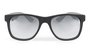 Óculos de Sol HUPI Brile Armação Preto/Cinza Lente Prata