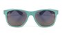 Óculos de Sol HUPI Brile Armação Verde Água Lente Roxa Espelhada