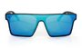 Óculos de Sol HUPI Charco Preto - Lente Azul Espelhado