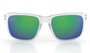 Óculos de Sol HUPI Cougar Armação Cristal Lente Verde Espelhado