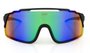 Óculos de Sol HUPI Eagle Preto/verde - Lente Verde Espelhado