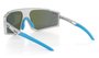 Óculos de Sol HUPI Force Prata/azul - Lente Azul Espelhado