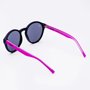 Óculos de Sol HUPI Kona Preto Pink Lente Prata