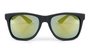 Óculos de Sol HUPI Luppa Armação Preto Fosco Lente Verde Espelhado