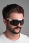 Óculos de Sol HUPI Maverick Branco - Lente Prata Espelhado