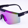 Óculos de Sol HUPI Maverick Preto - Lente Roxo