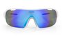 Óculos de Sol HUPI Pacer Cristal/Cinza - Lente Azul Espelhado