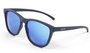 Óculos de Sol HUPI Paso Armação Azul Marinho Fosco Lente Azul Espelhado