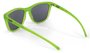 Óculos de Sol HUPI Paso Armação Verde Limão Lente Verde Espelhado