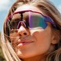 Óculos de Sol HUPI Quiriri Roxo - Lente Roxo Espelhado