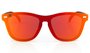 Óculos de Sol HUPI Seasons Armação Preto Lente Vermelho Espelhado