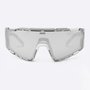 Óculos de Sol HUPI Vapor Branco - Lente Cinza Espelhado