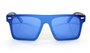 Óculos de Sol Navajio HUPI Preto - Lente Azul Espelhado