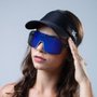 Óculos HUPI Andez Cinza - Lente Azul Espelhado