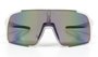 Óculos de Sol  HUPI Andez Cristal/Preto - Lente Roxo Espelhado