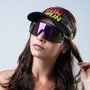Óculos HUPI Eagle Preto - Lente Roxo Espelhado