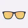 Óculos de Sol HUPI Guaru Preto Lente Dourado Espelhado