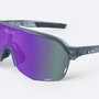 Óculos HUPI Huez Cinza - Lente Roxo Espelhado